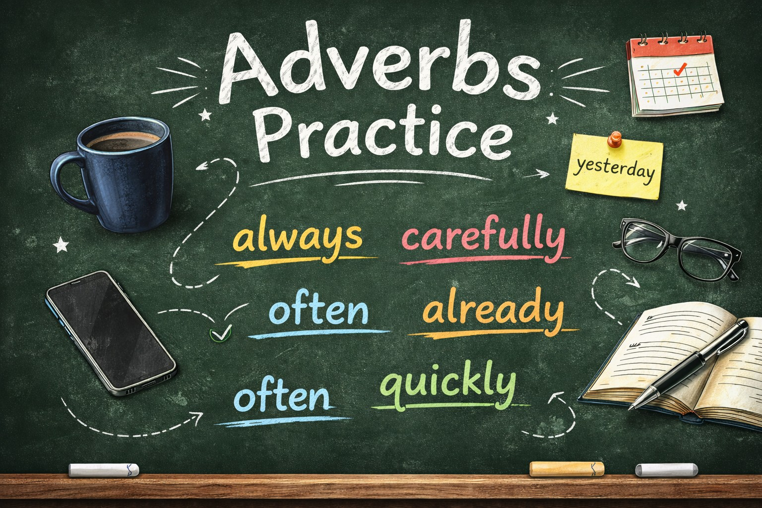 Adverbs in English: Practical Rules, Examples, and Practice