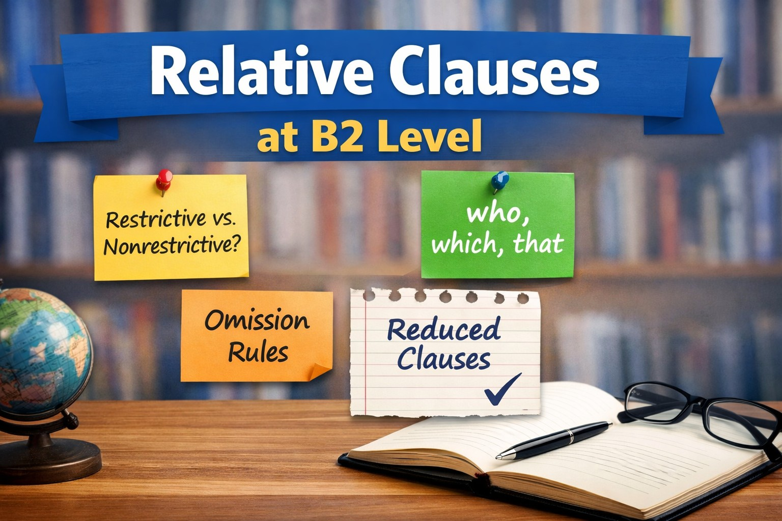 Master Relative Clauses in English: Practical Rules, Examples, and Practice